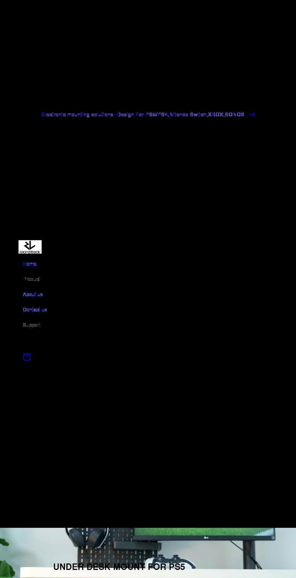 monzlteck.com shopify website screenshot