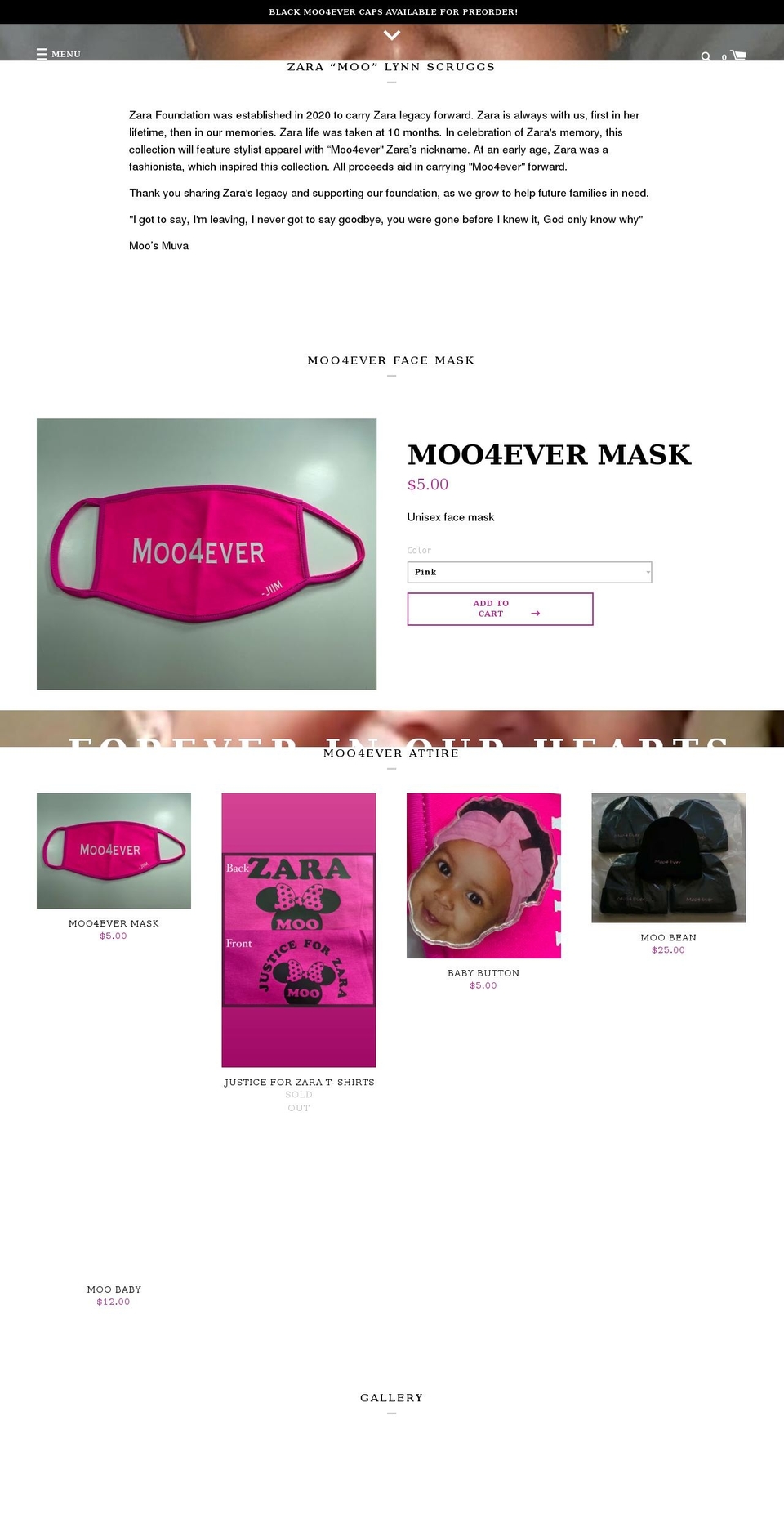moo4ever.com shopify website screenshot