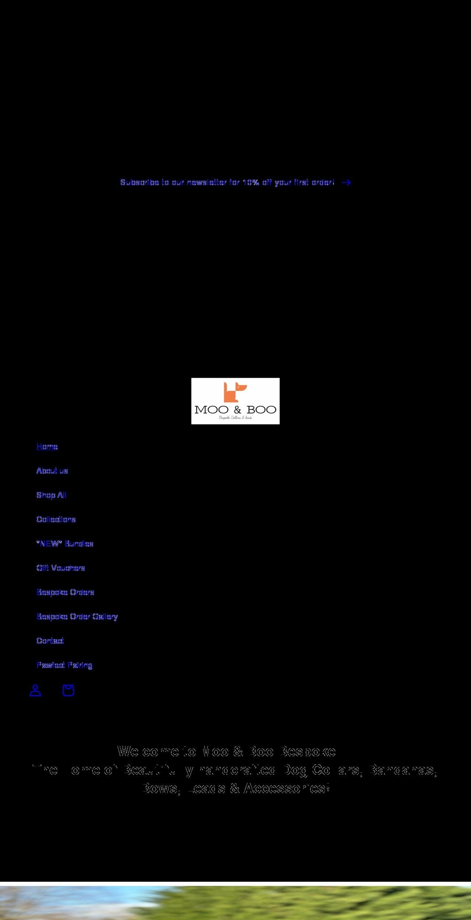 mooandboo.co.uk shopify website screenshot