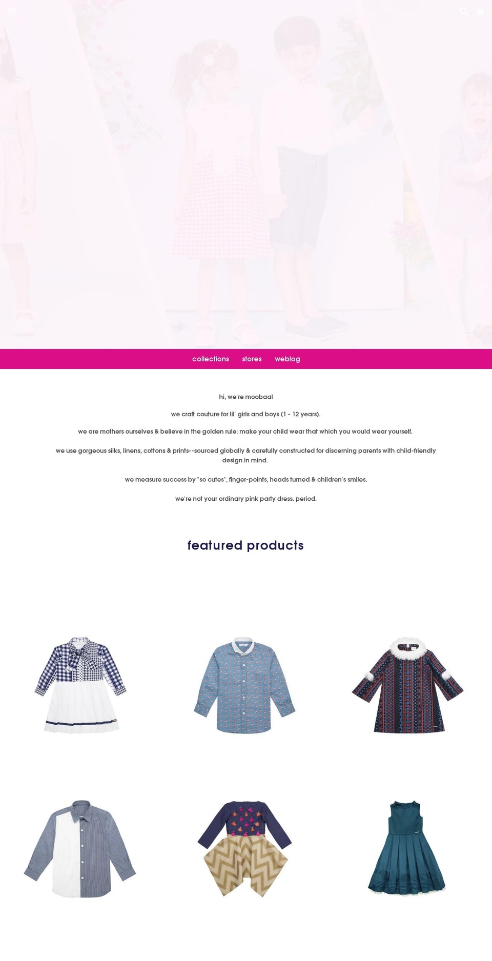 moobaa.in shopify website screenshot