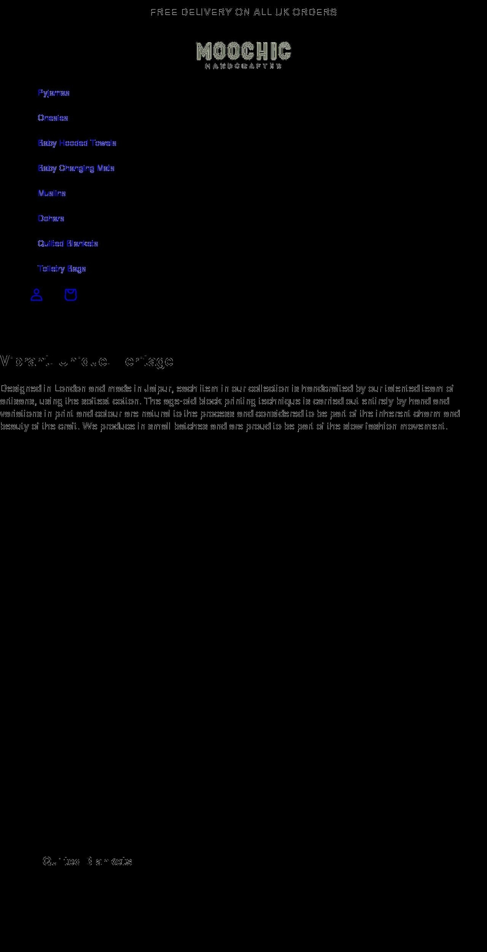 moochicbaby.co.uk shopify website screenshot