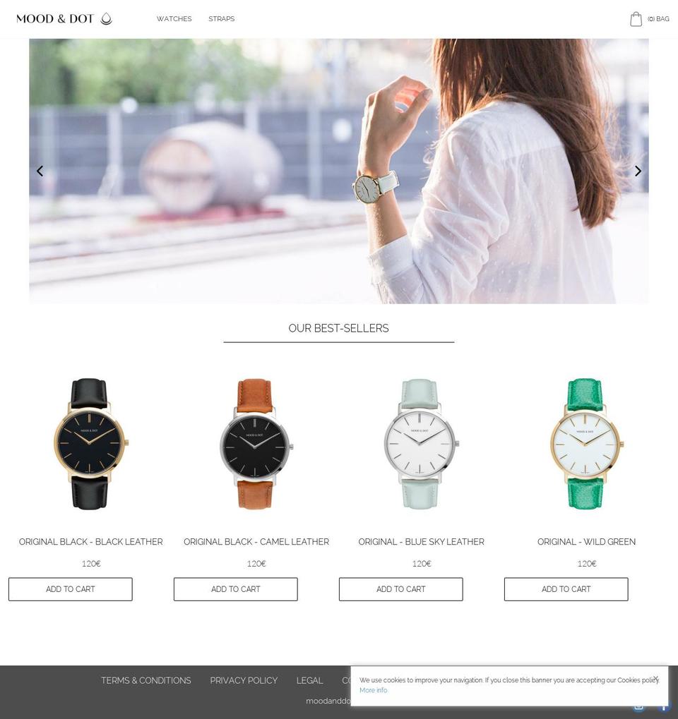 Mood \u0026 Dot Shopify theme site example mood-and-dot.myshopify.com