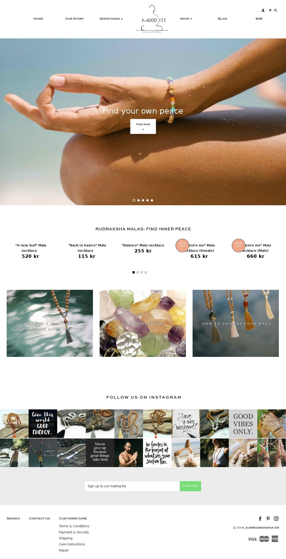 mood-ist.com — Shopify storefront screenshot