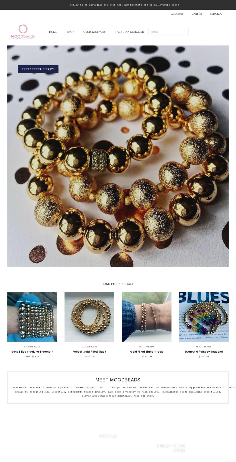 moodbeads.ca shopify website screenshot