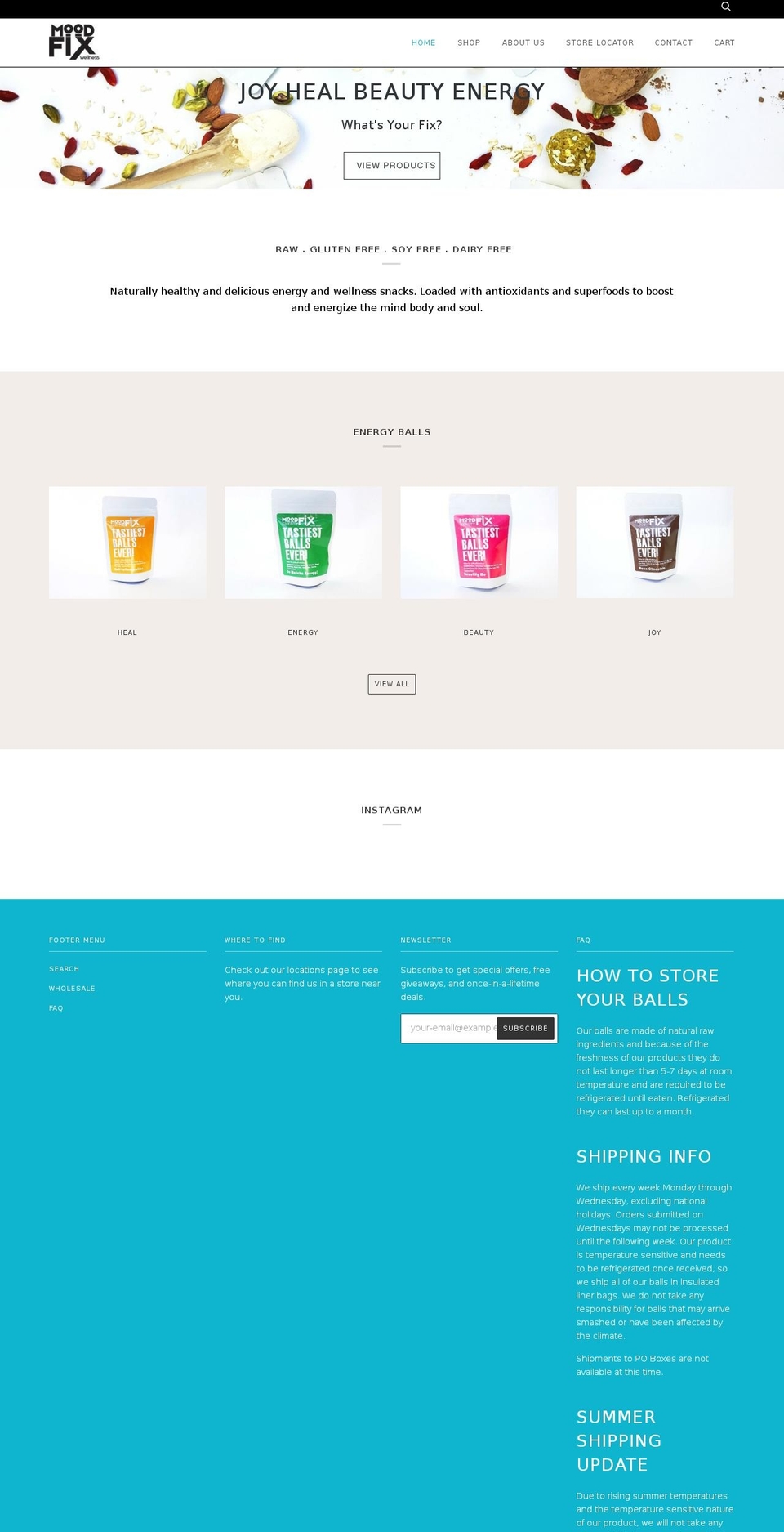 moodfixwellness.com — Shopify storefront screenshot