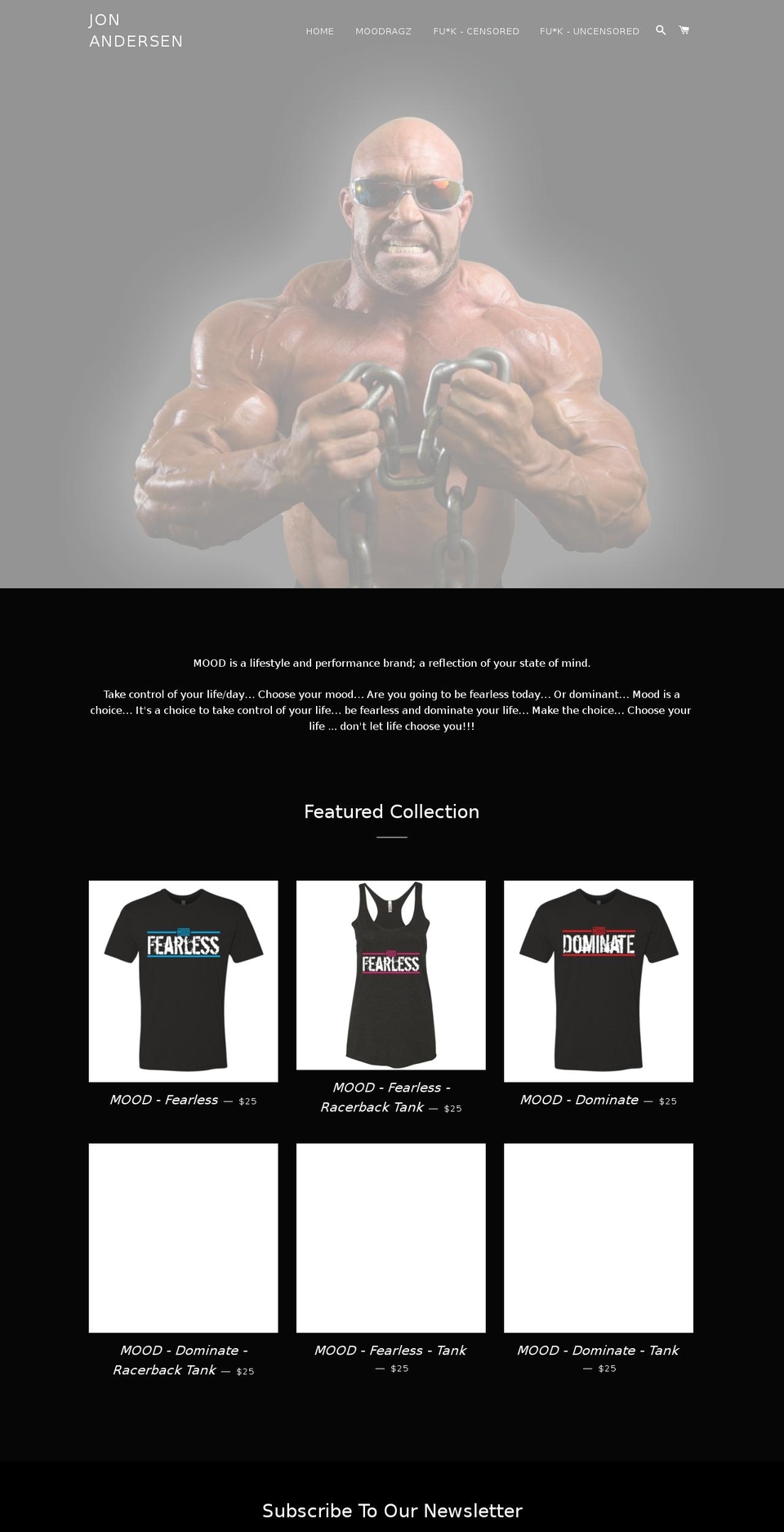 moodrag.com — Shopify storefront screenshot
