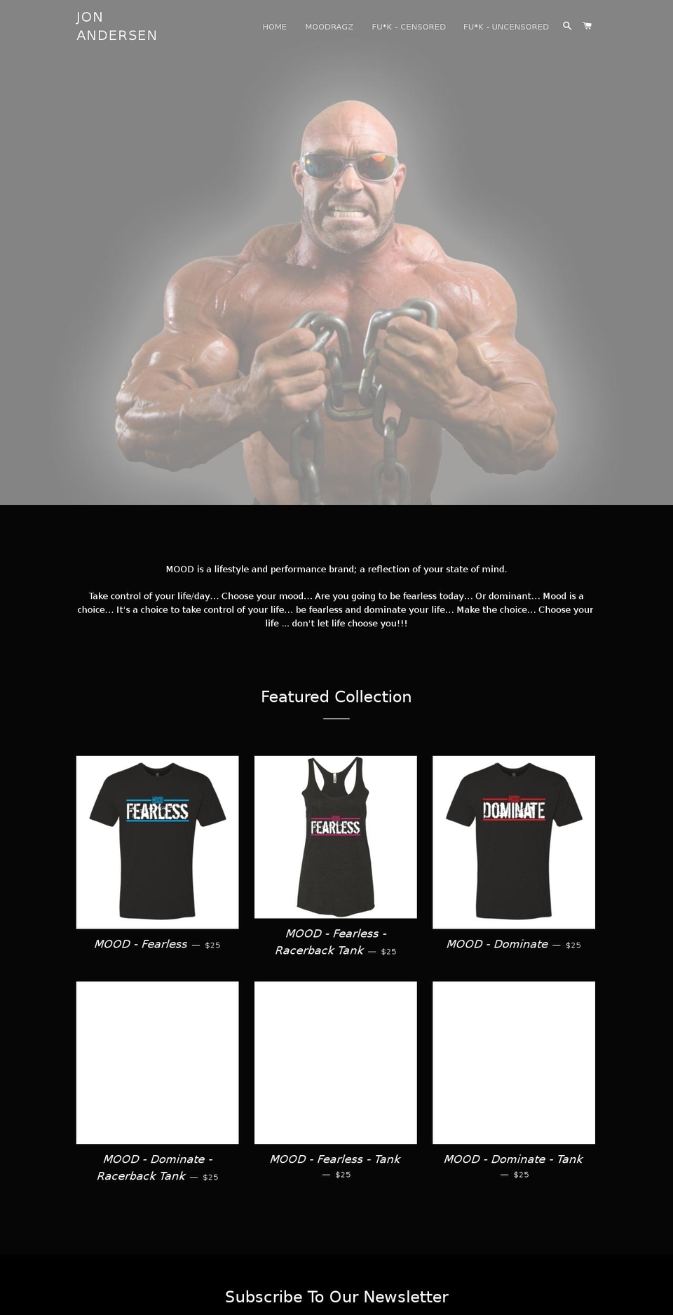 moodragz.com — Shopify storefront screenshot