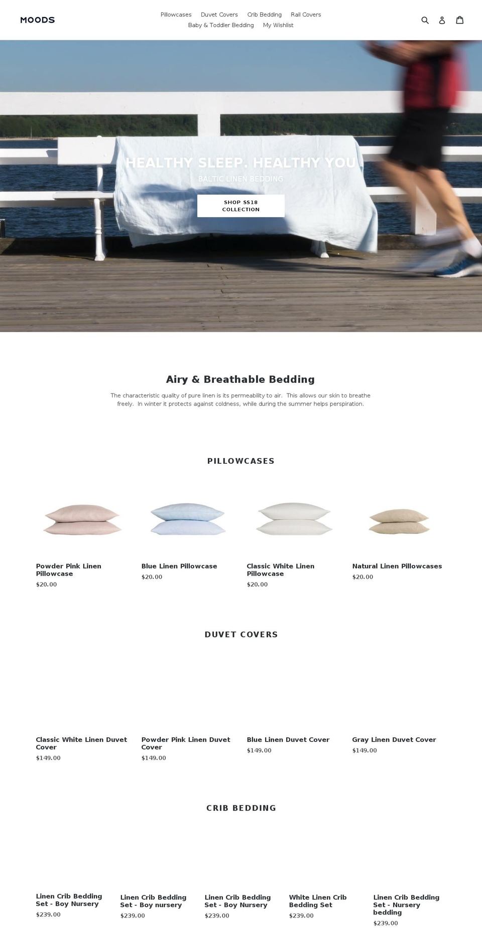 moods-store.com — Shopify storefront screenshot