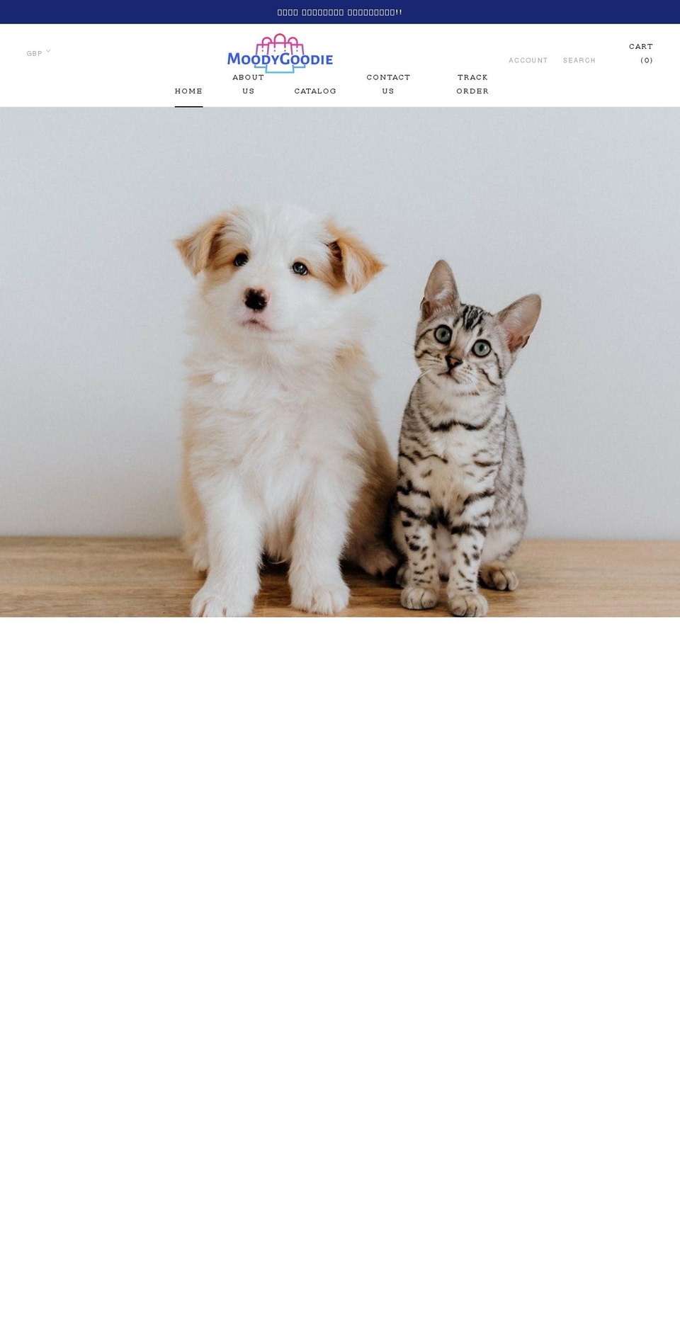 moodygoodie.com shopify website screenshot