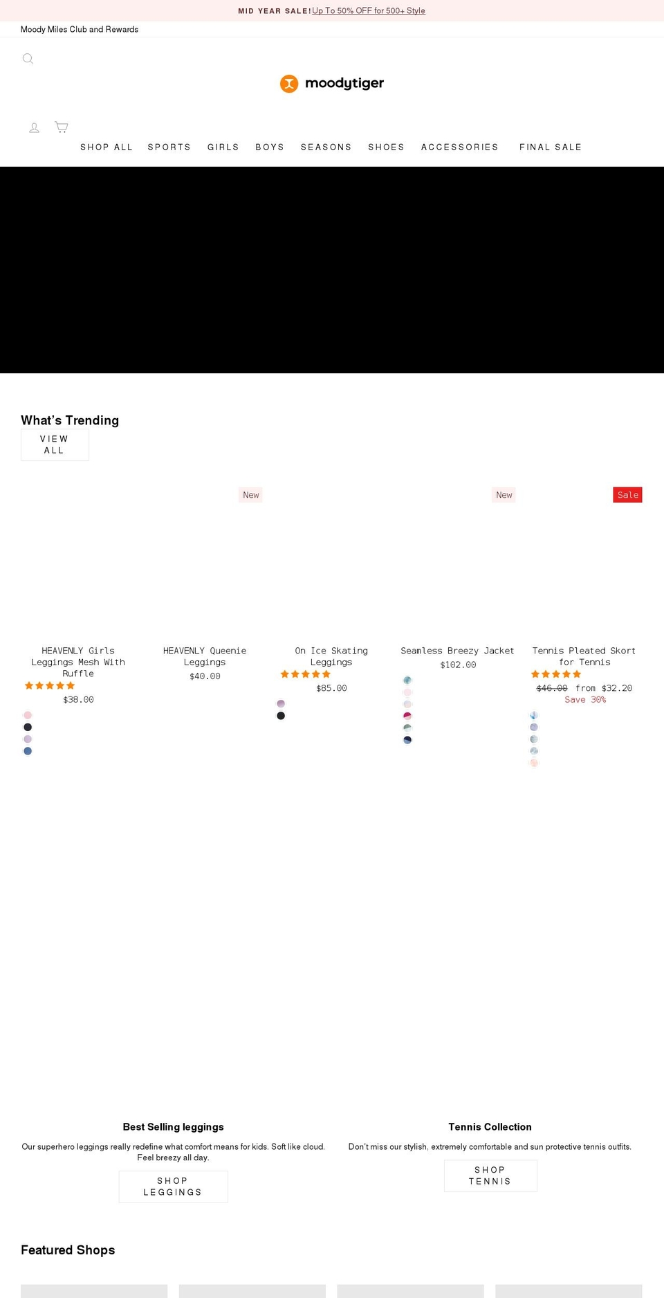 moodytiger.com shopify website screenshot