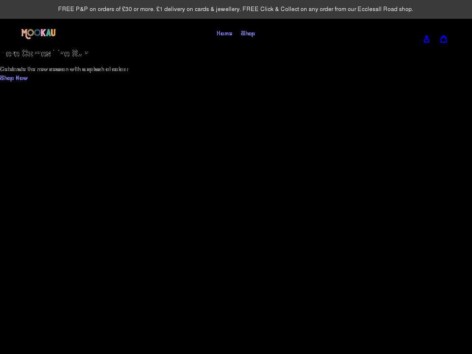 mookau.co.uk shopify website screenshot