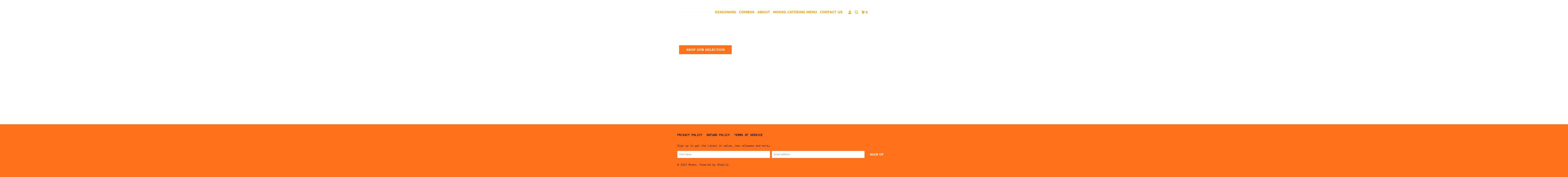 mooksfoods.com shopify website screenshot