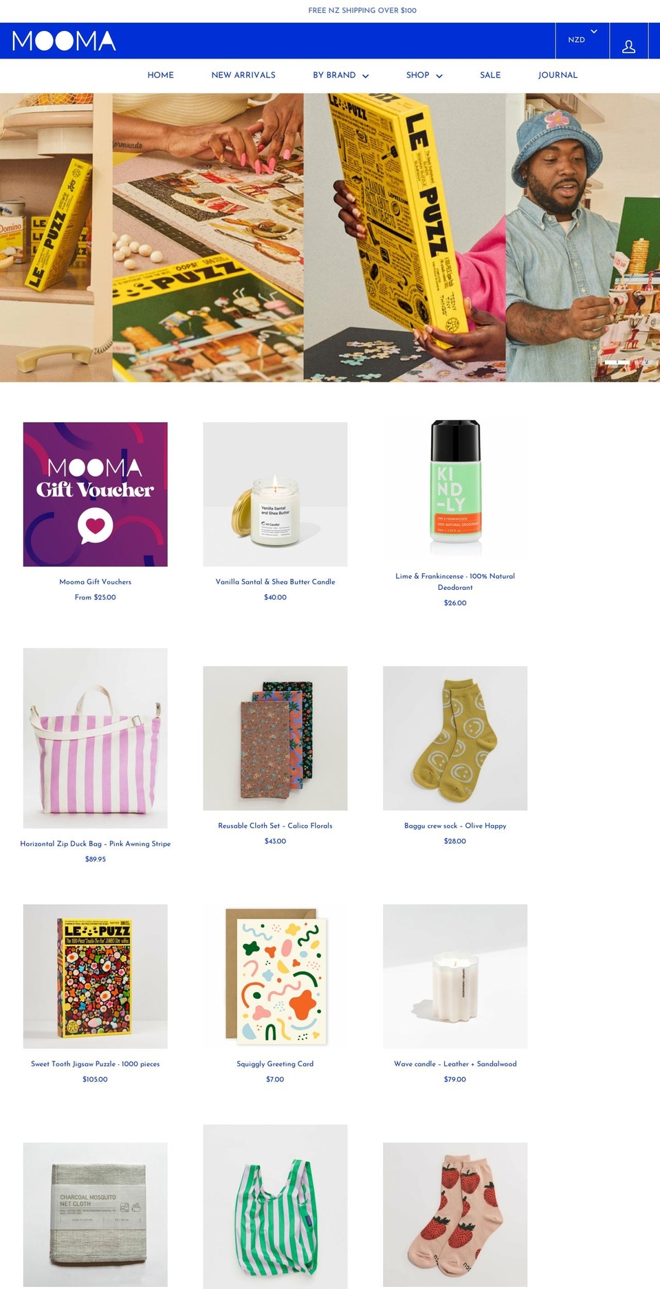 mooma.co.nz shopify website screenshot