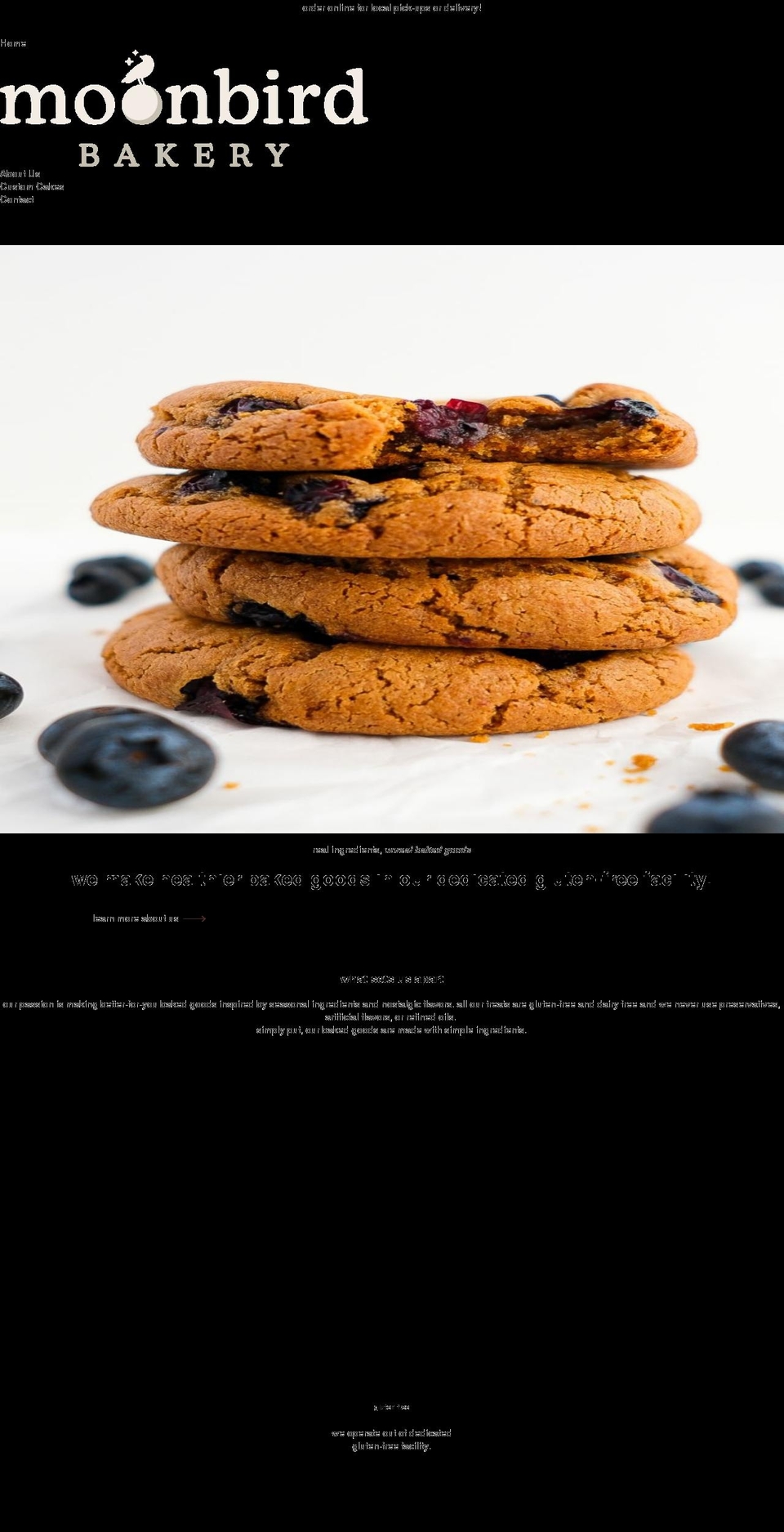 moonbirdbakery.com shopify website screenshot