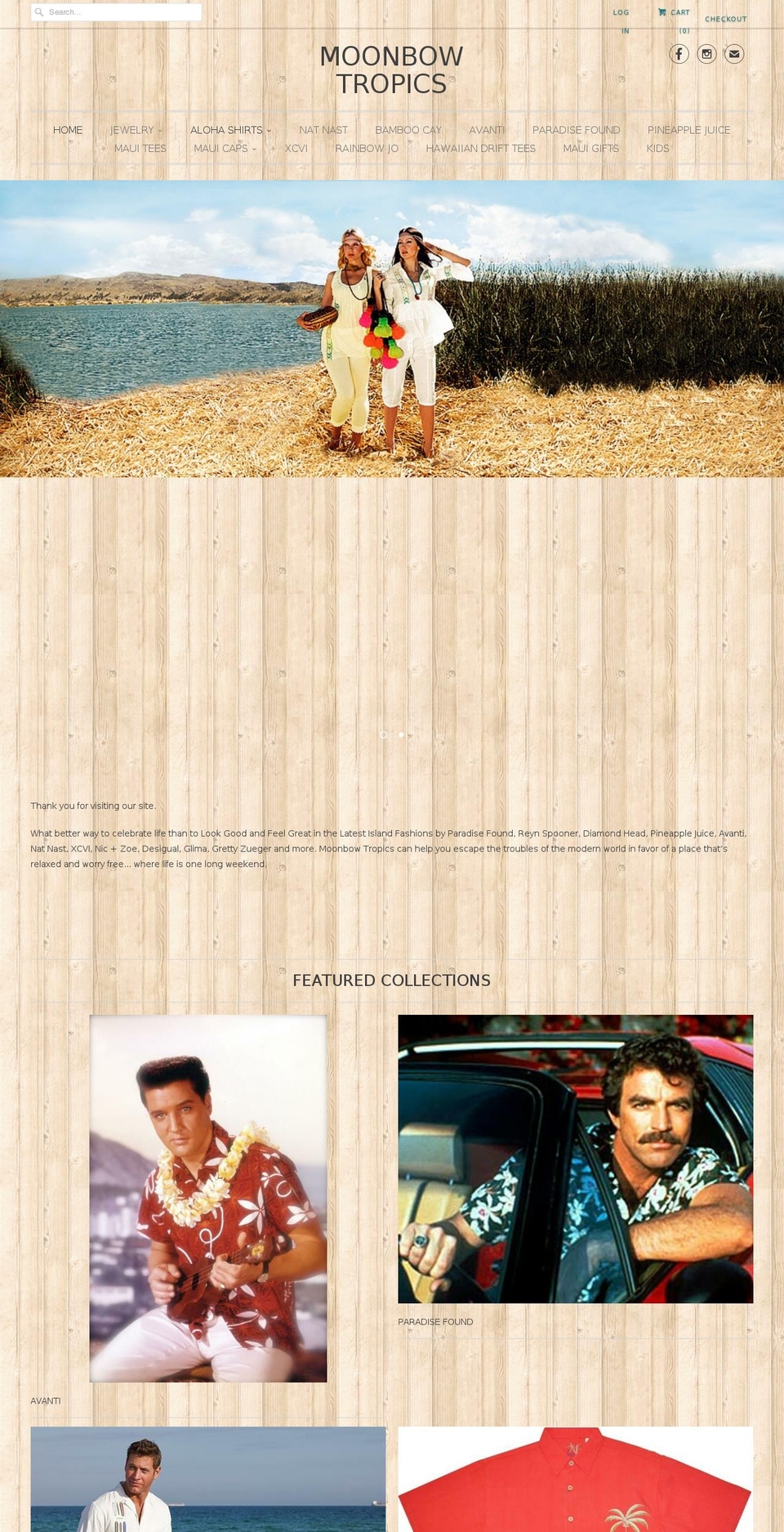 moonbowtropics.com shopify website screenshot