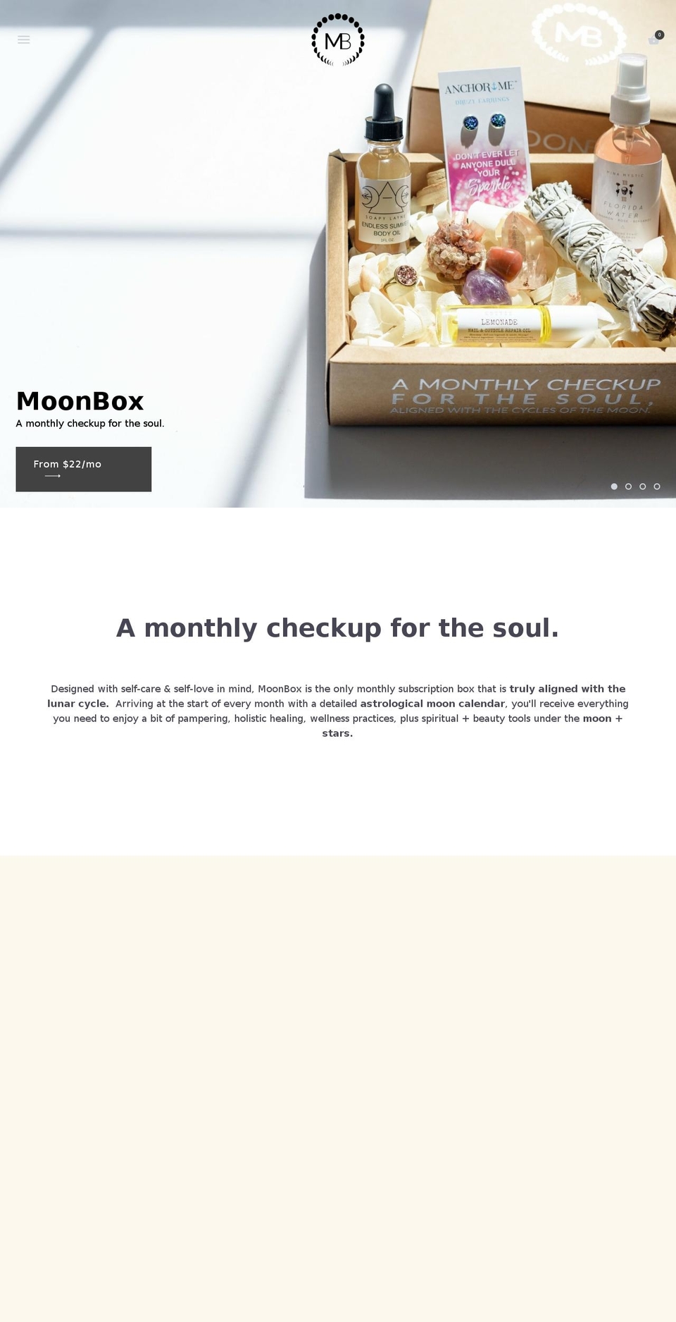 moonbox.co shopify website screenshot