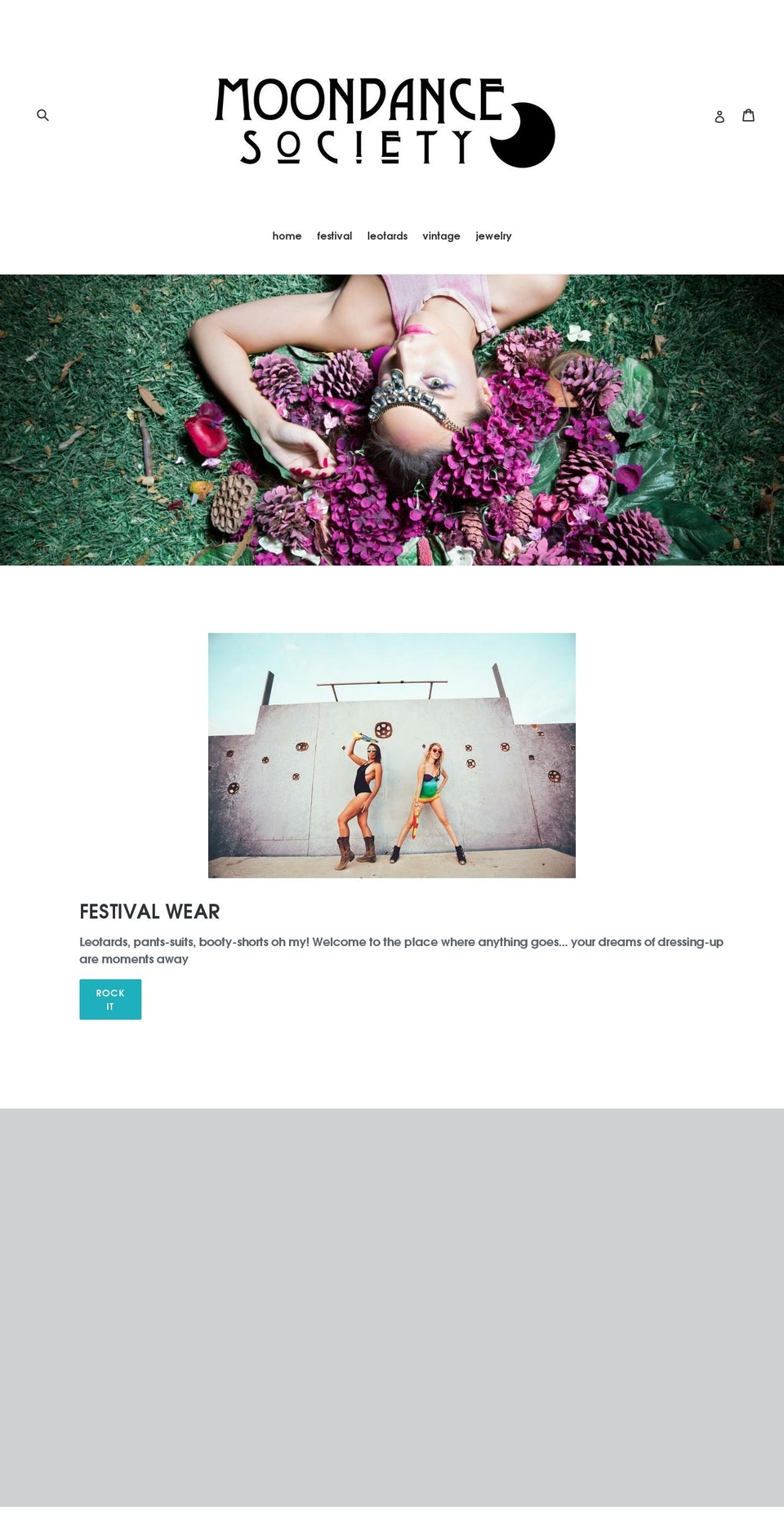 moondancesociety.com shopify website screenshot