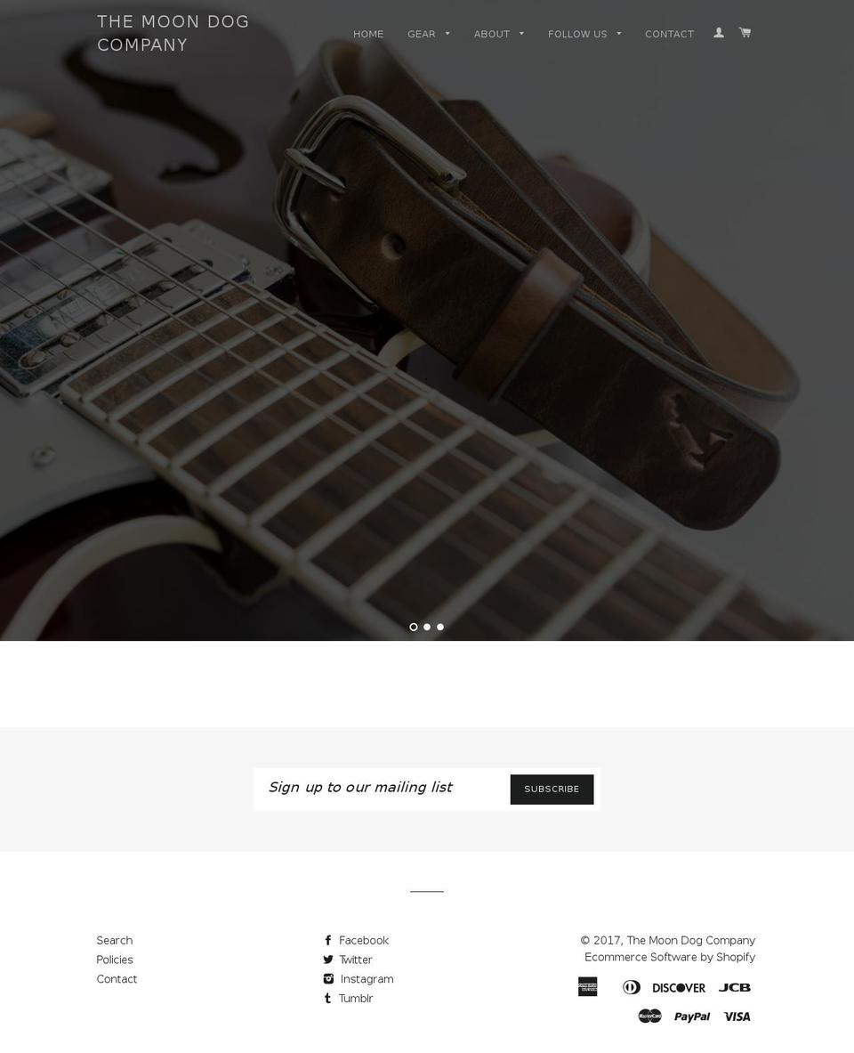 moondogco.com shopify website screenshot