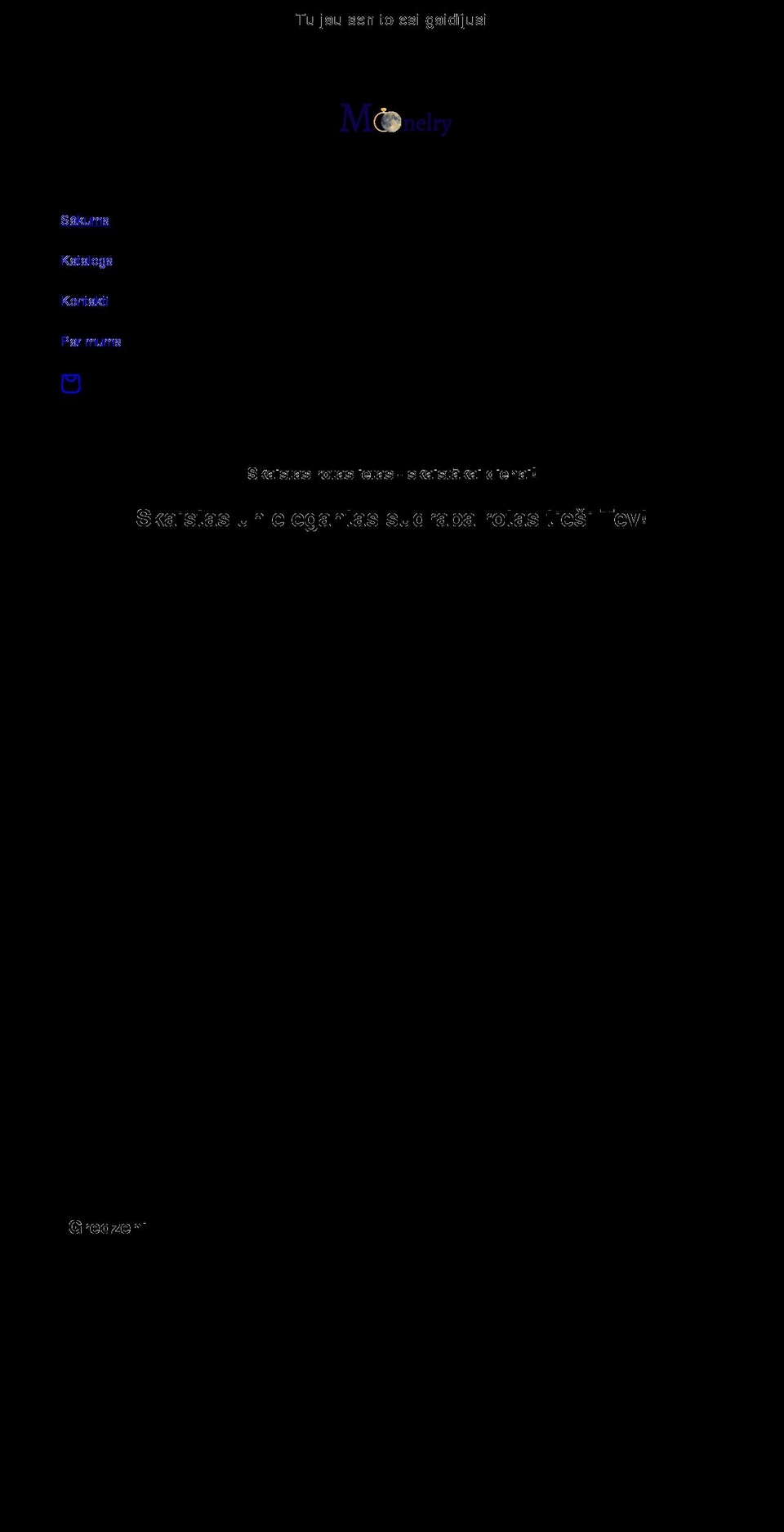 moonelry.com — Shopify storefront screenshot