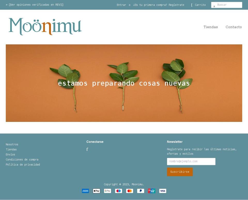 moonimu.com shopify website screenshot