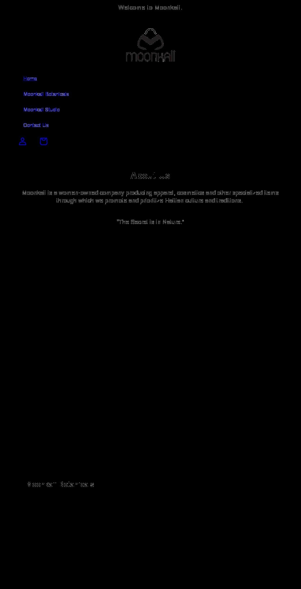 moonkaii.com shopify website screenshot