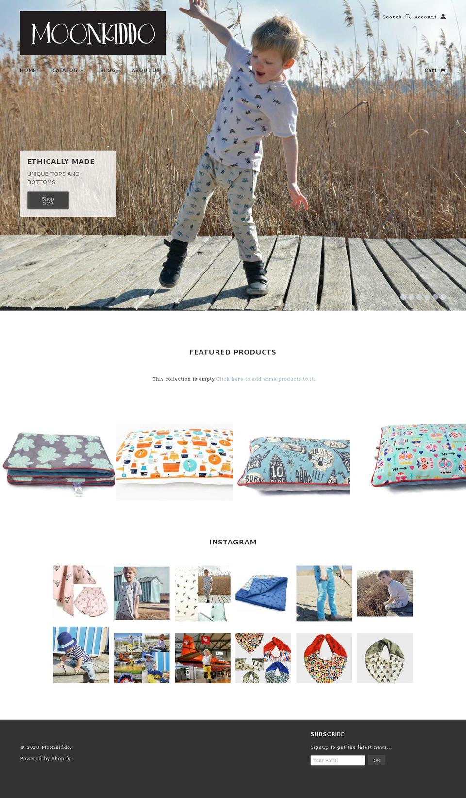 moonkiddo.com shopify website screenshot