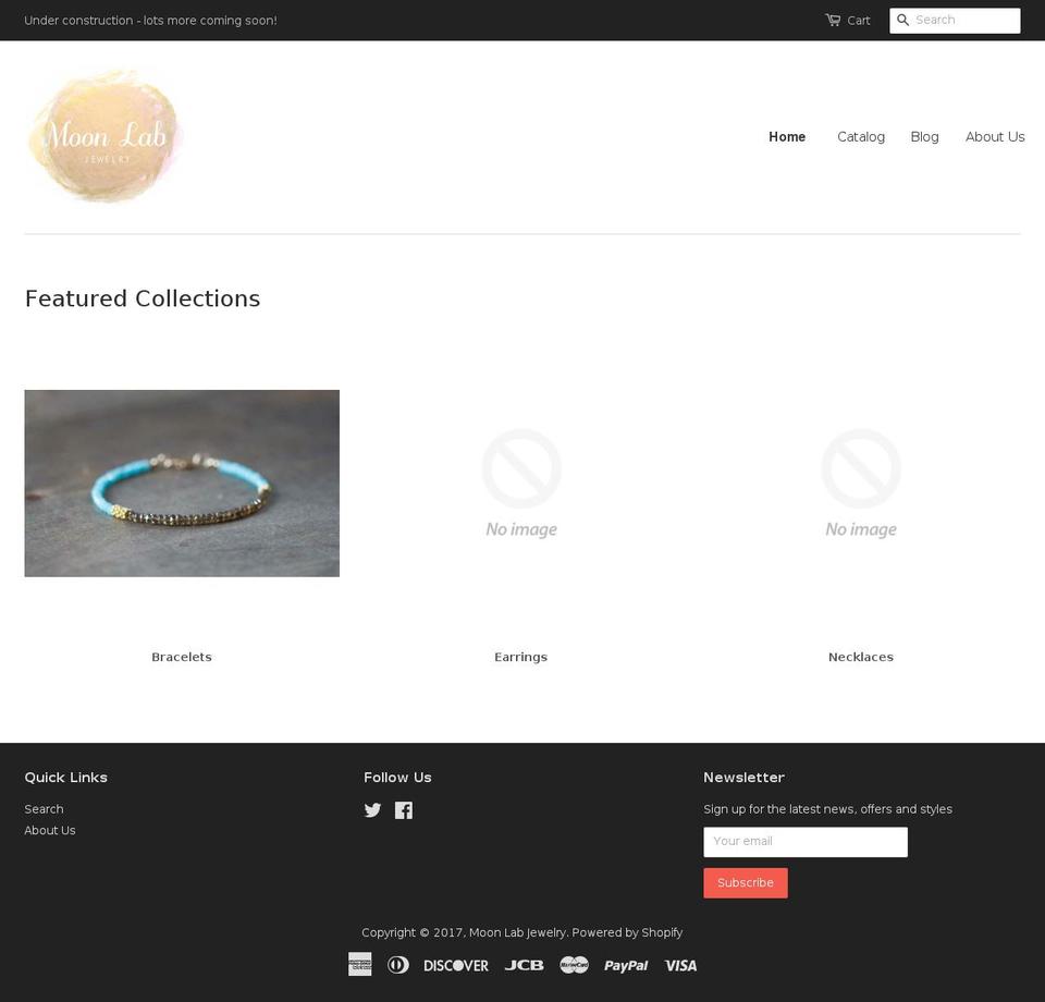 moonlabjewlery.com shopify website screenshot