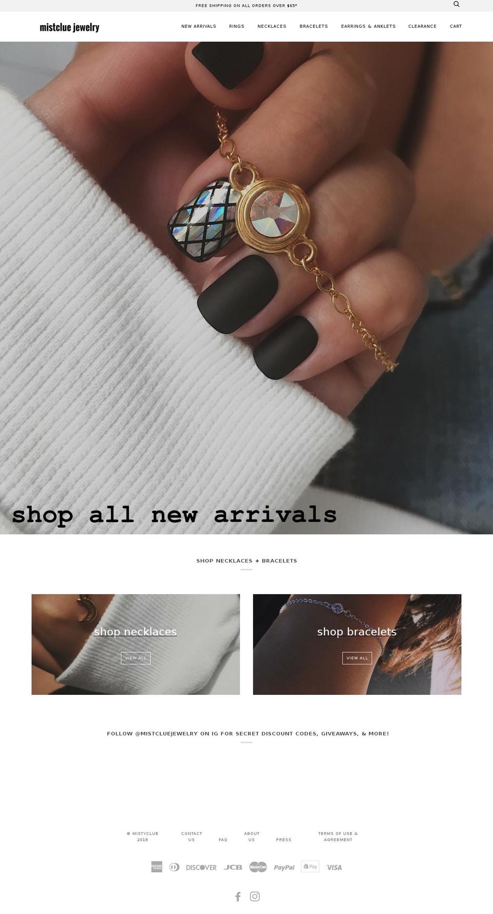 moonlighttheway.jewelry shopify website screenshot