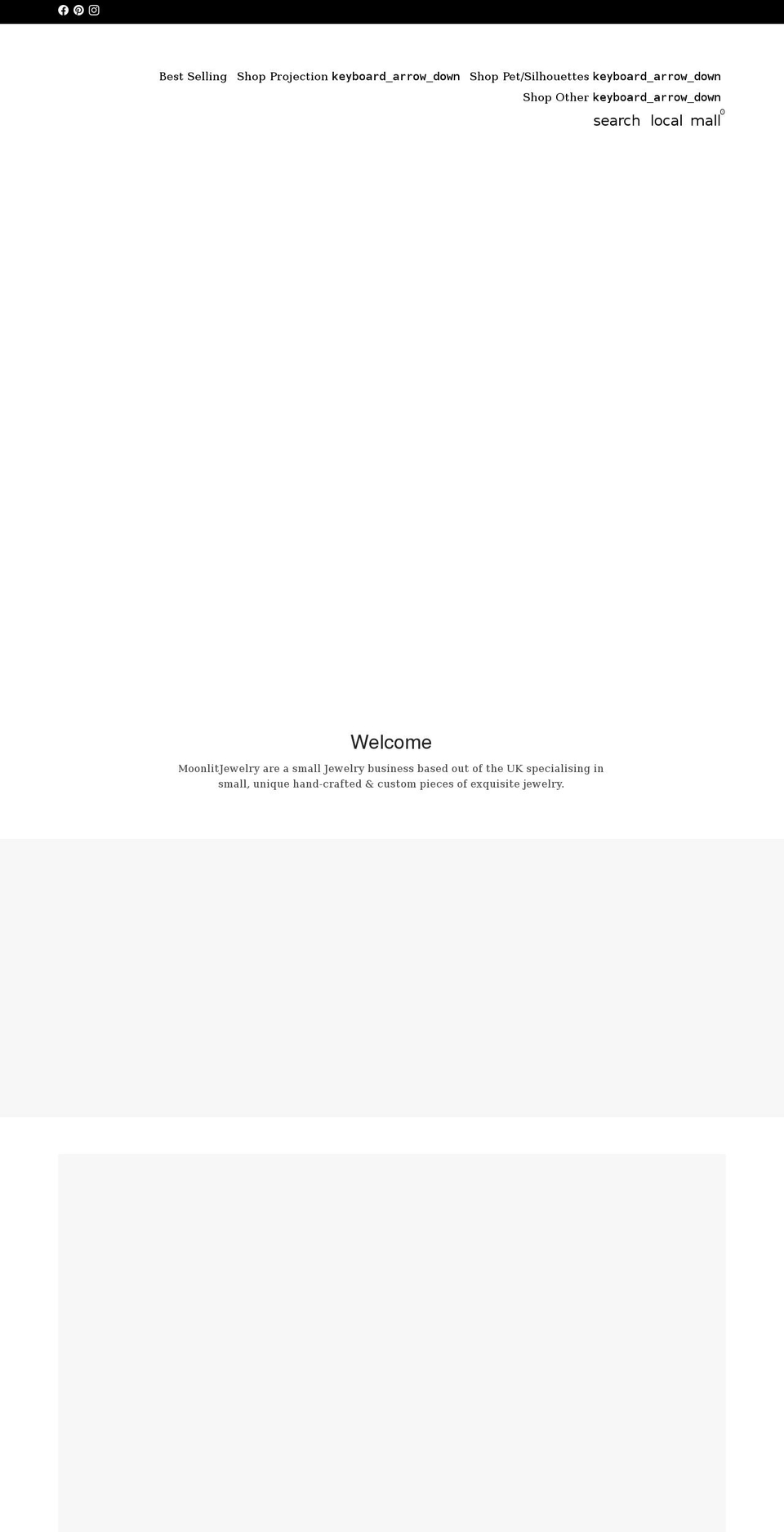 moonlitjewelry.co.uk shopify website screenshot