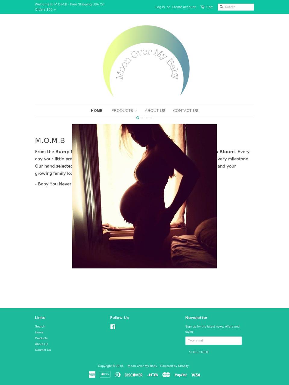 moonovermybaby.com shopify website screenshot