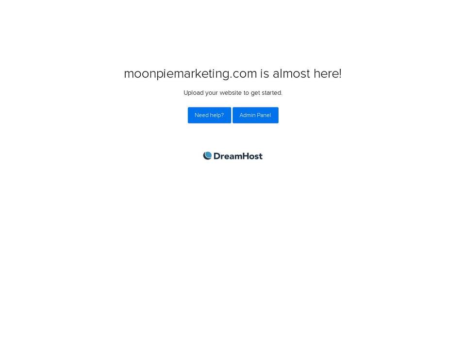 moonpiemarketing.com — Shopify storefront screenshot