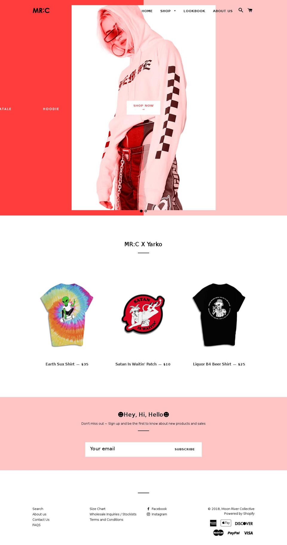 moonrivercollective.com shopify website screenshot
