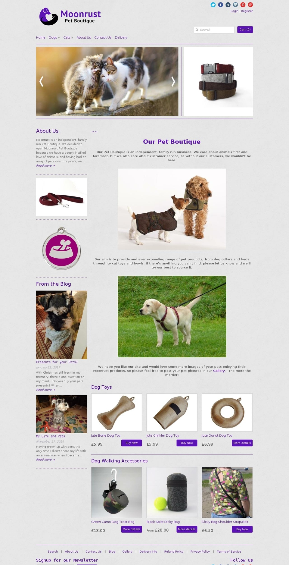 moonrust.com shopify website screenshot