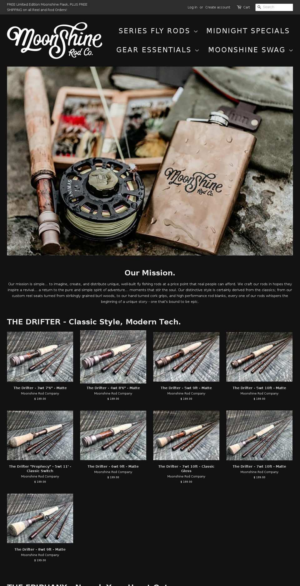 moonshinepipeco.com — Shopify storefront screenshot