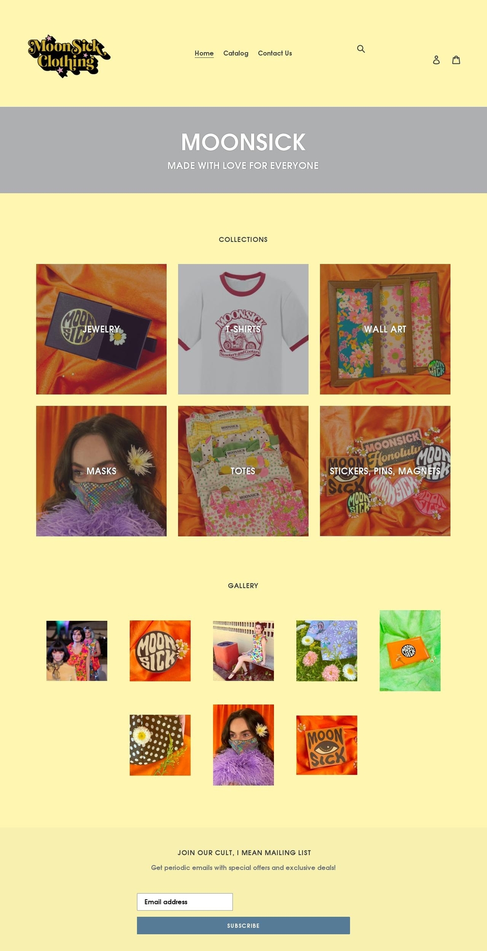 moonsickshop.com shopify website screenshot