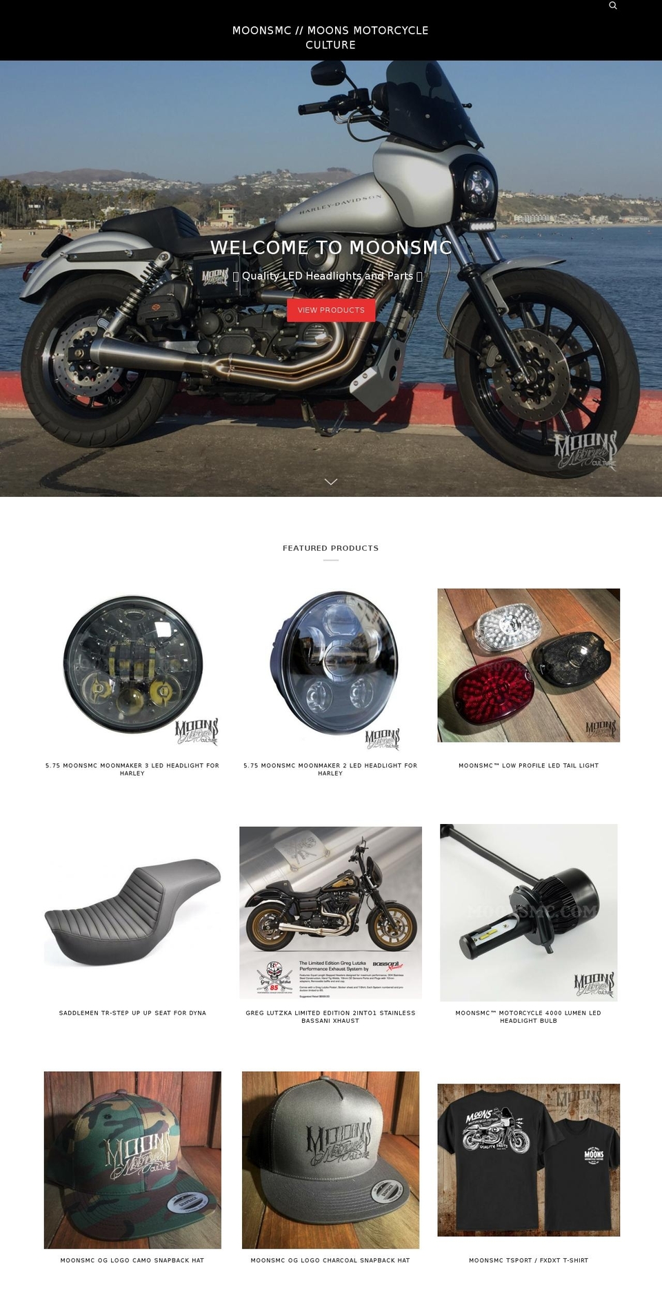 moonsmc.com shopify website screenshot