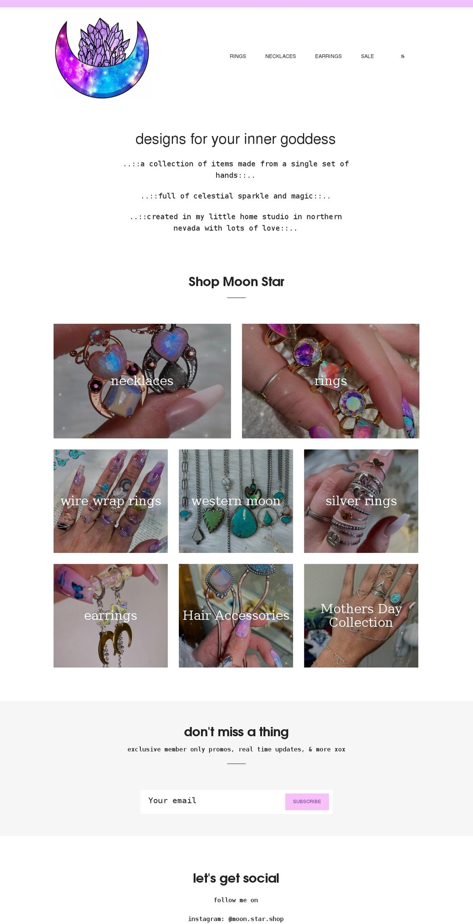 moonstartribe.com shopify website screenshot