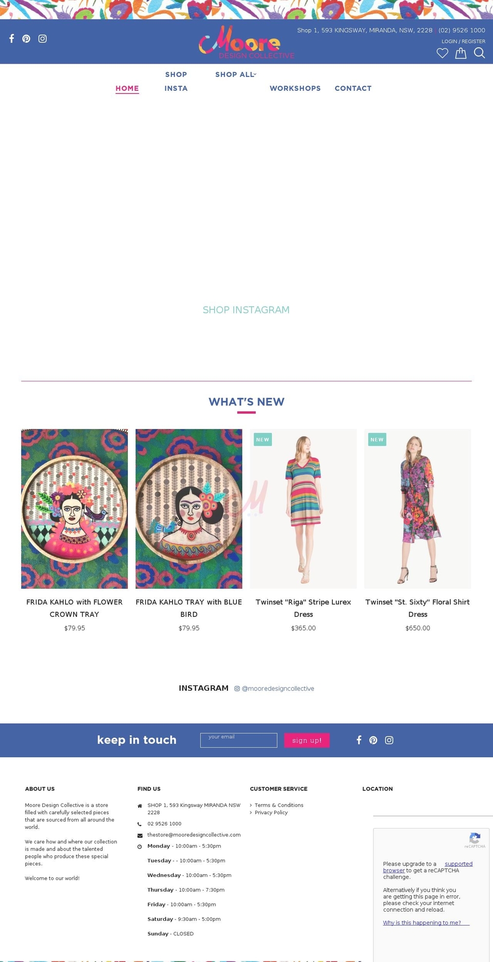 mooredesigncollective.com shopify website screenshot