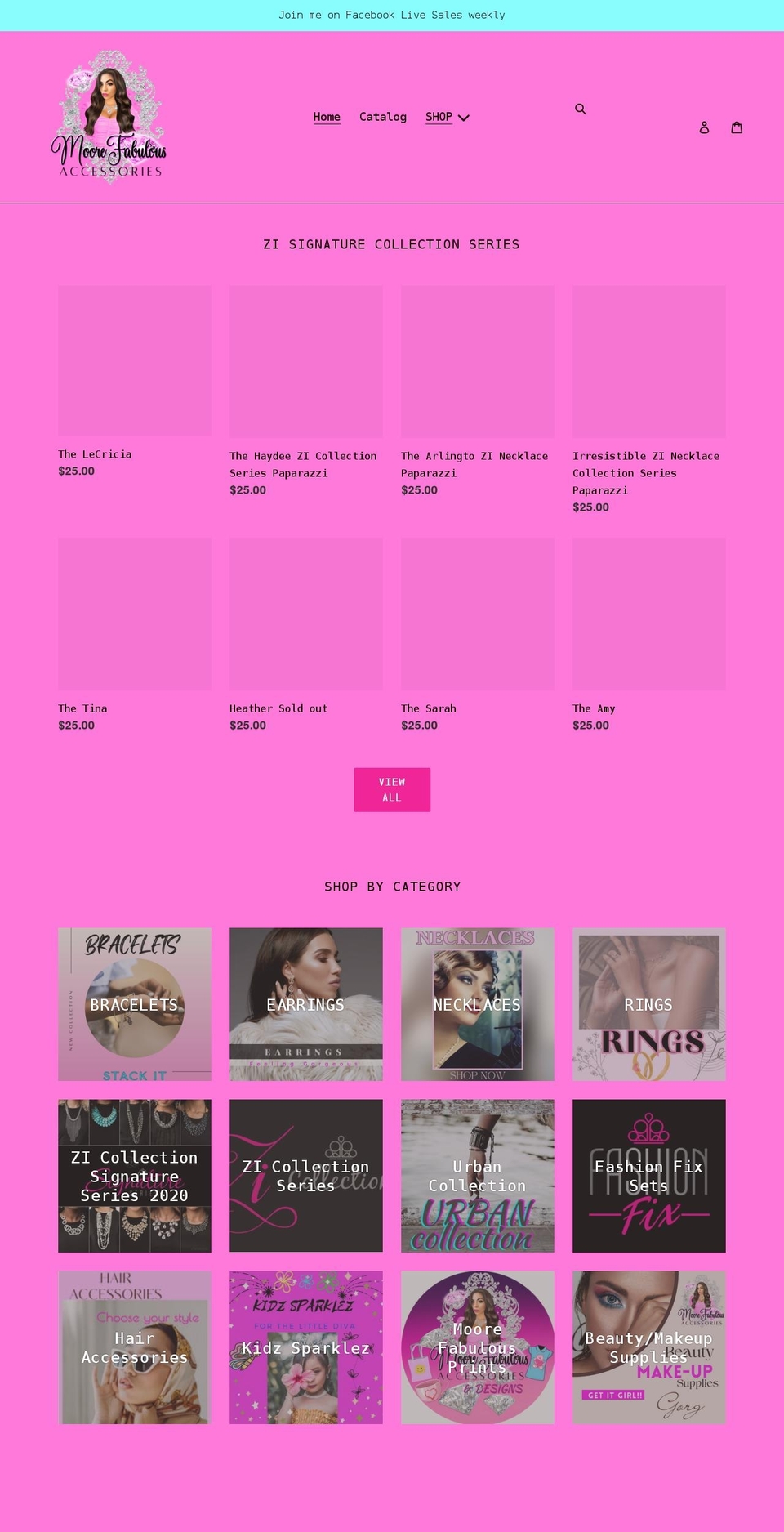 moorefabulous.com shopify website screenshot