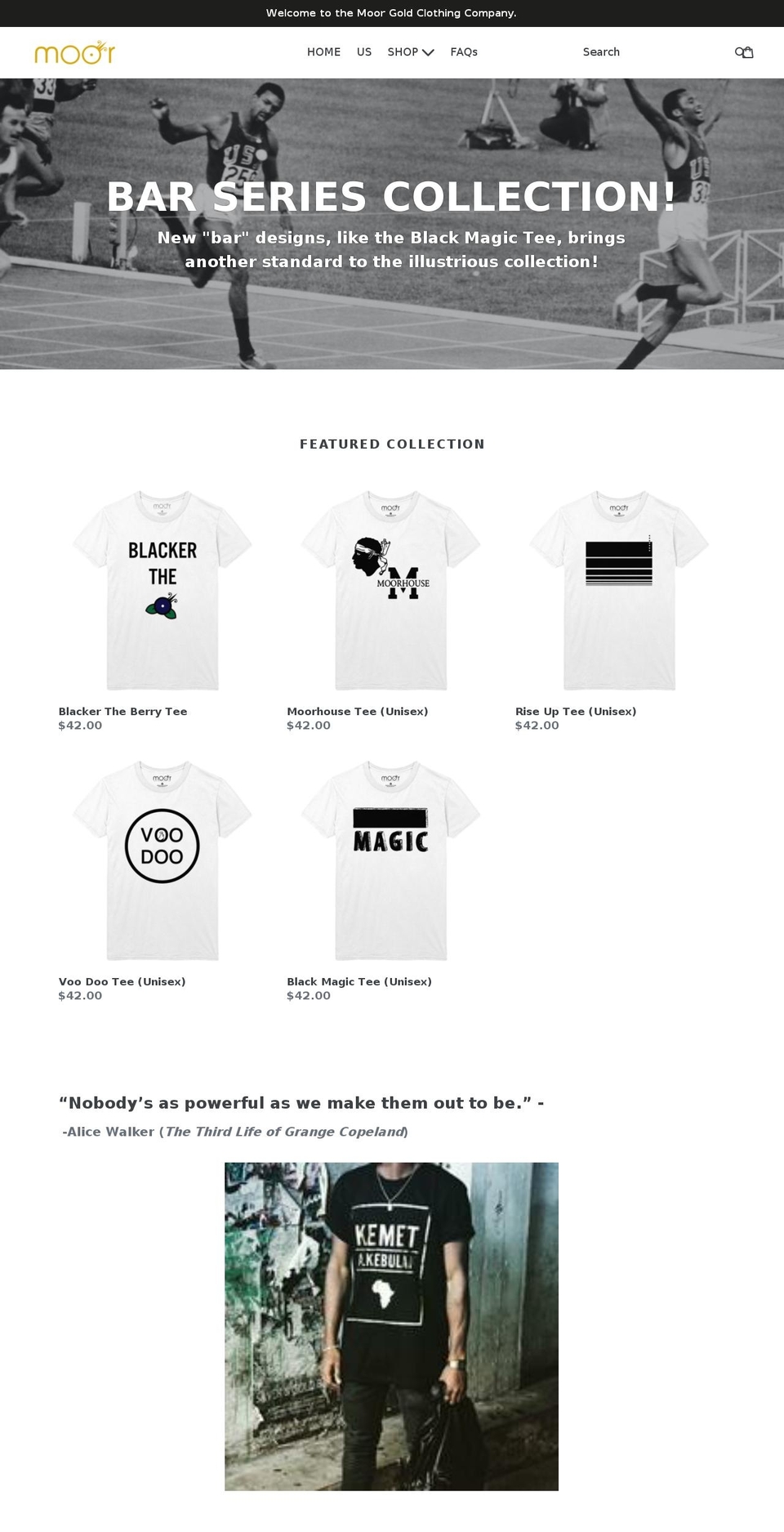 moorgold.com — Shopify storefront screenshot