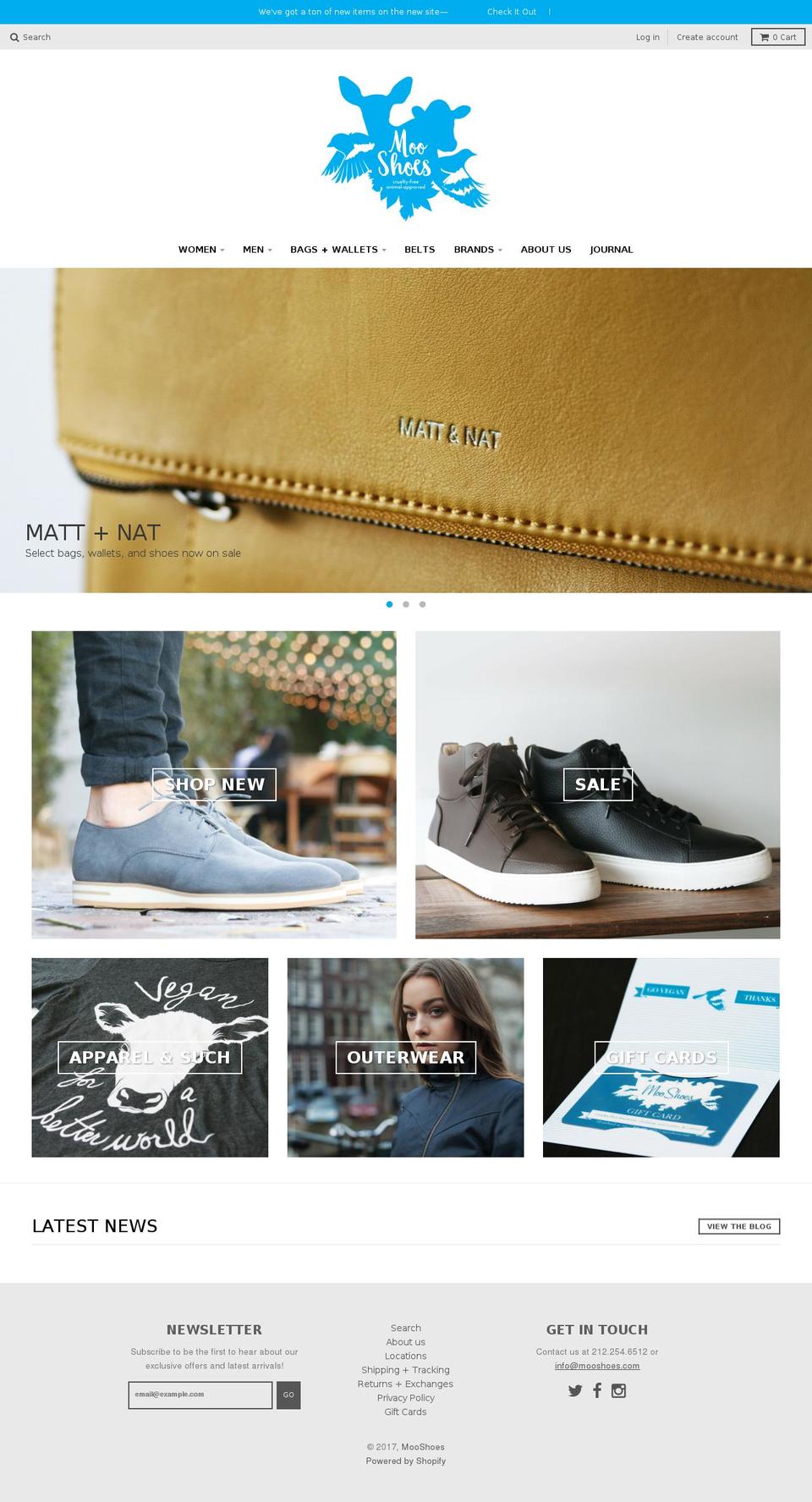 District Shopify theme site example mooshoes.com