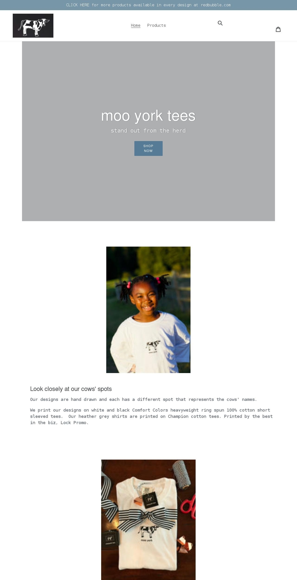 mooyorktees.com shopify website screenshot