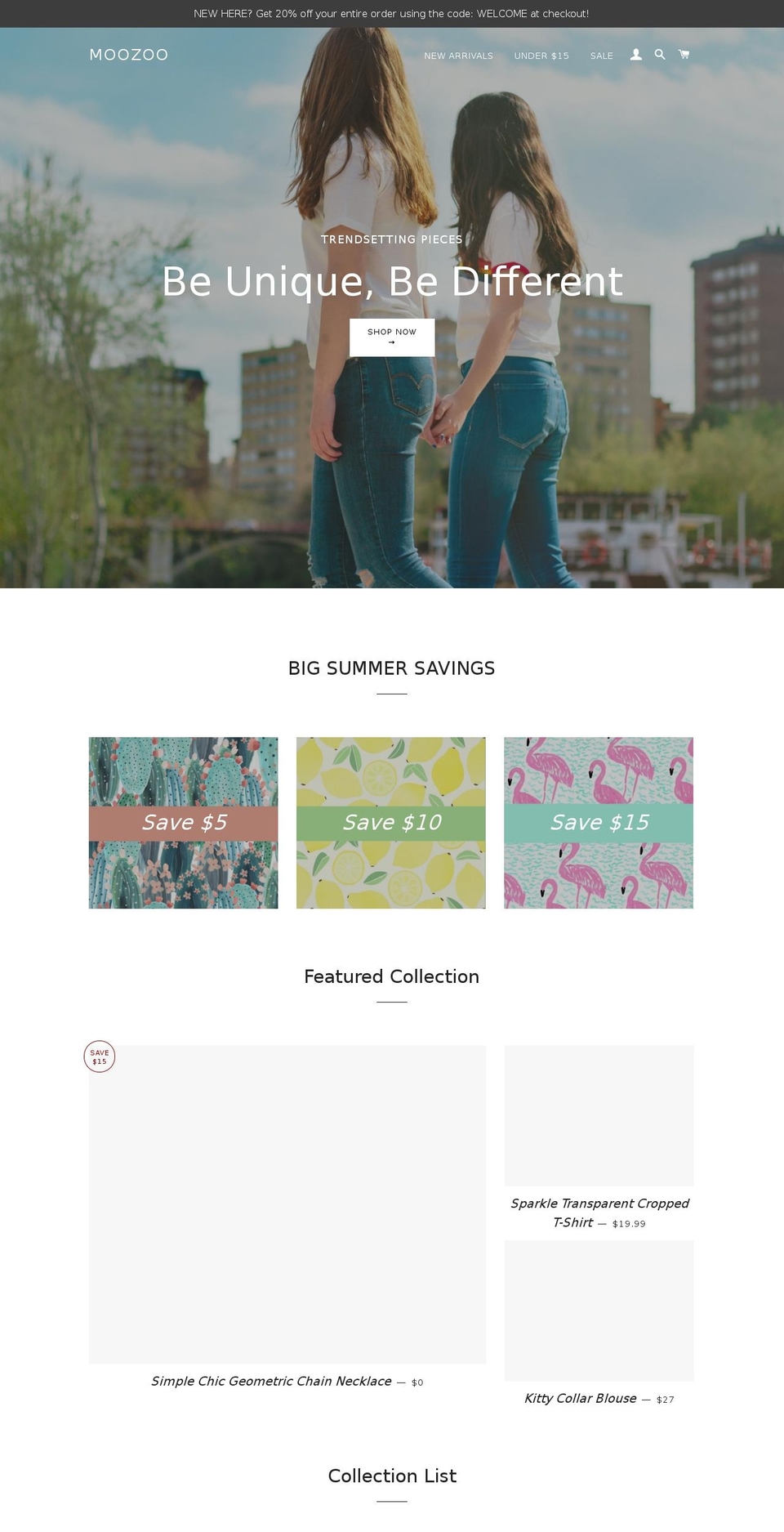 moozooshop.com — Shopify storefront screenshot