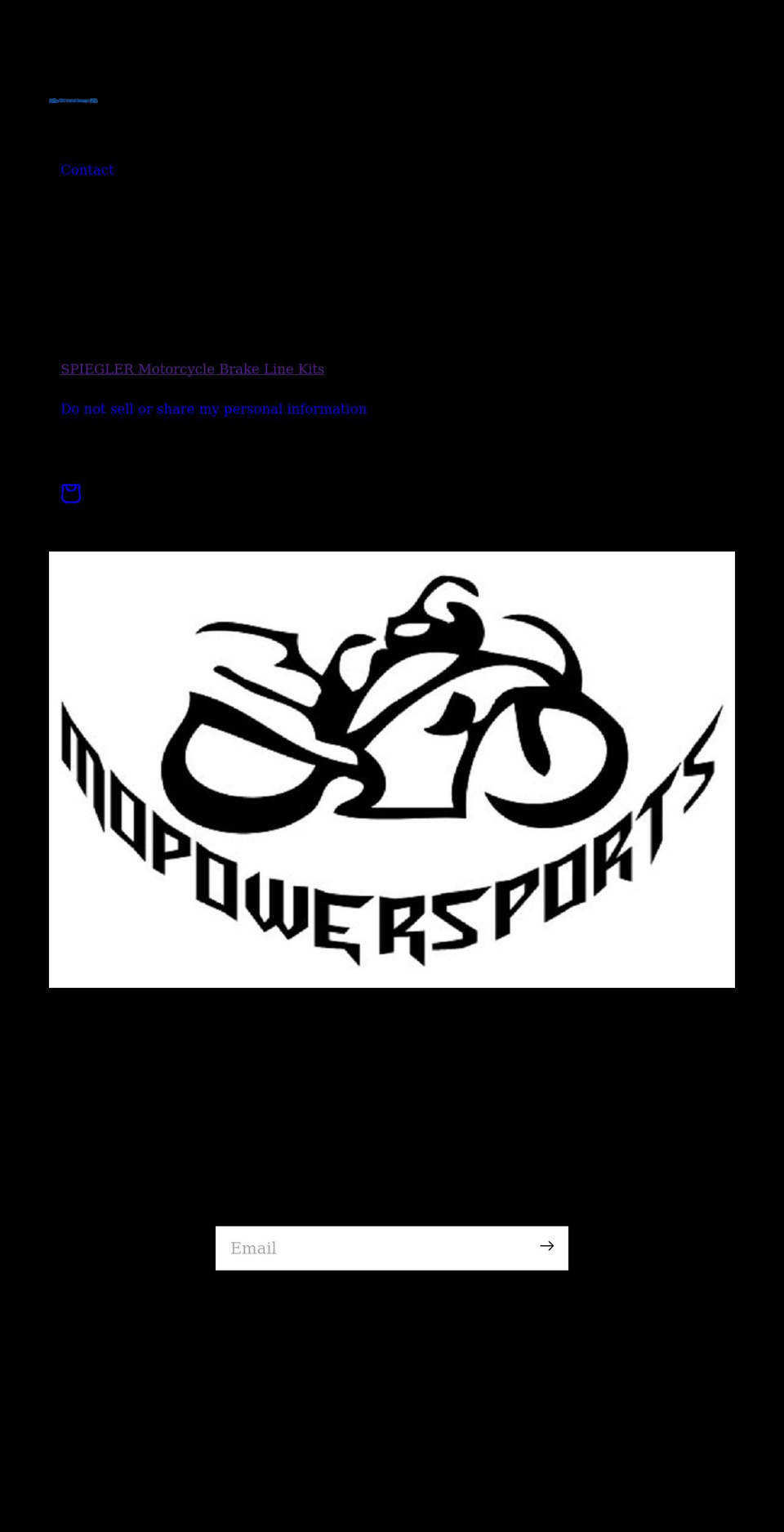 mopowersports.com shopify website screenshot