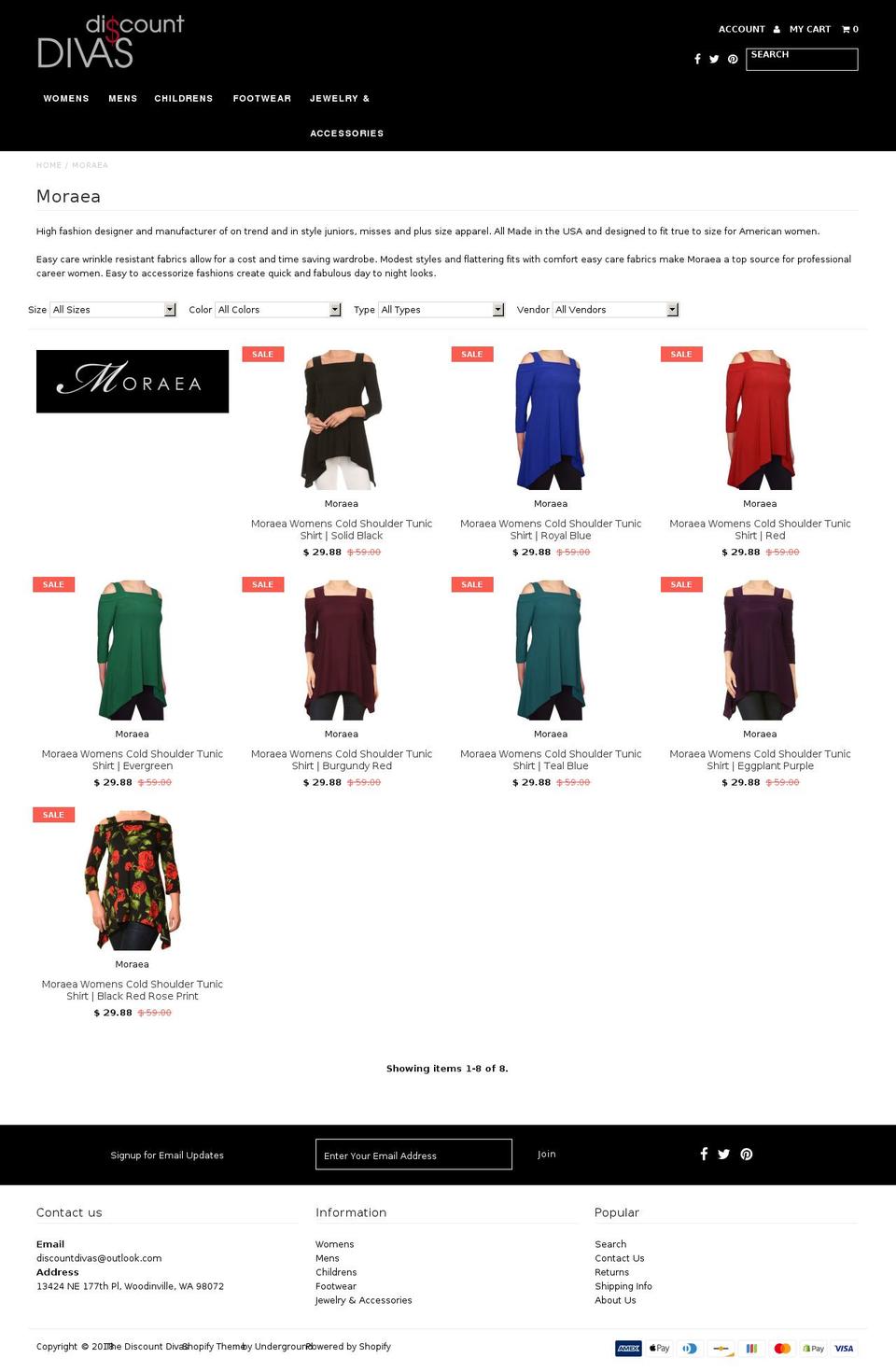 moraeabrand.com — Shopify storefront screenshot