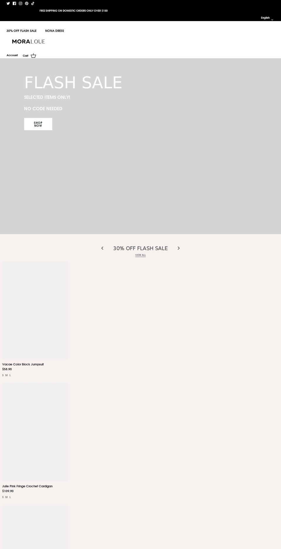moraloue.com shopify website screenshot