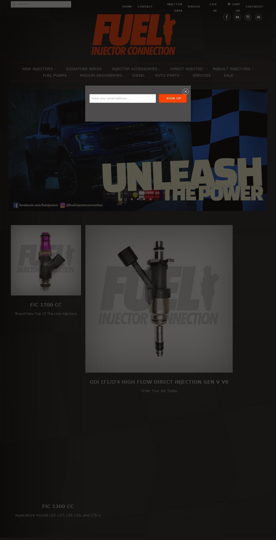 moraninjectors.com — Shopify storefront screenshot