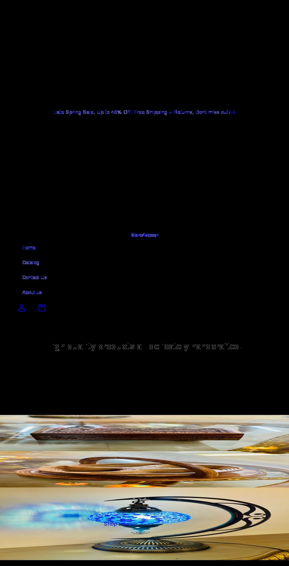 more4decor.com shopify website screenshot