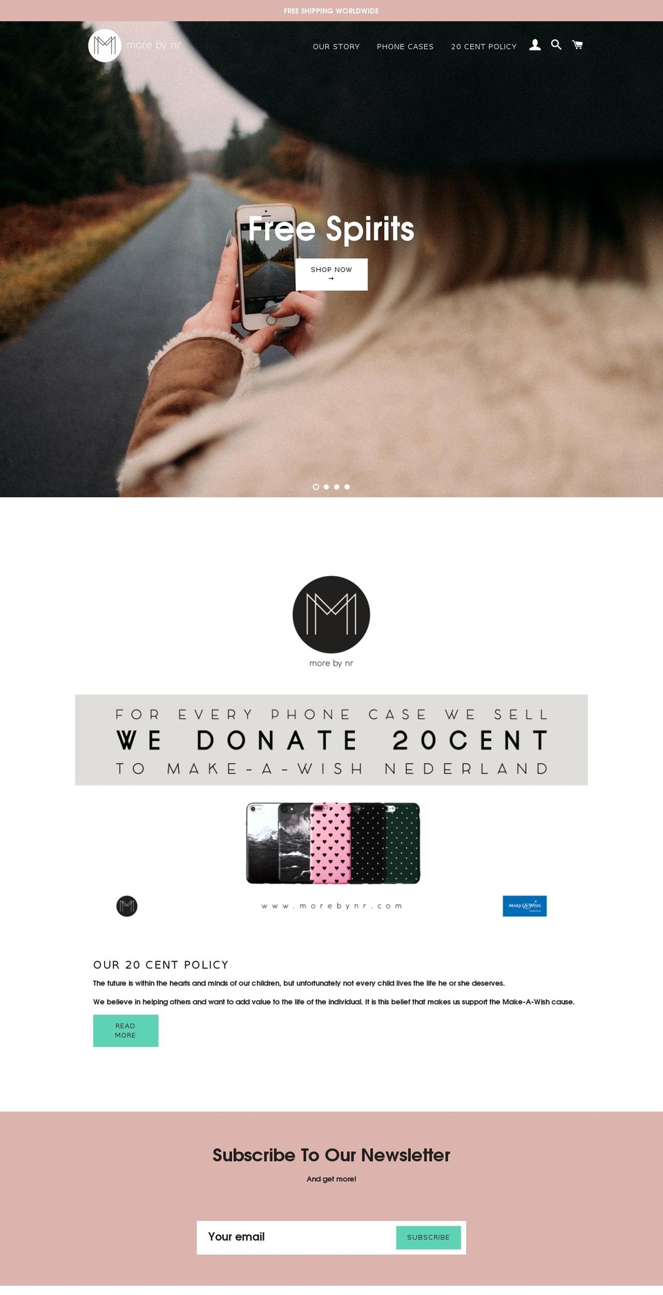 morebynr.com — Shopify storefront screenshot