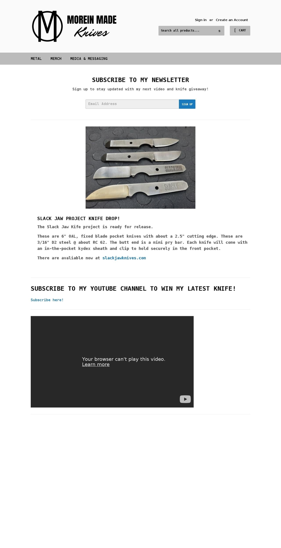 moreinmade.com shopify website screenshot